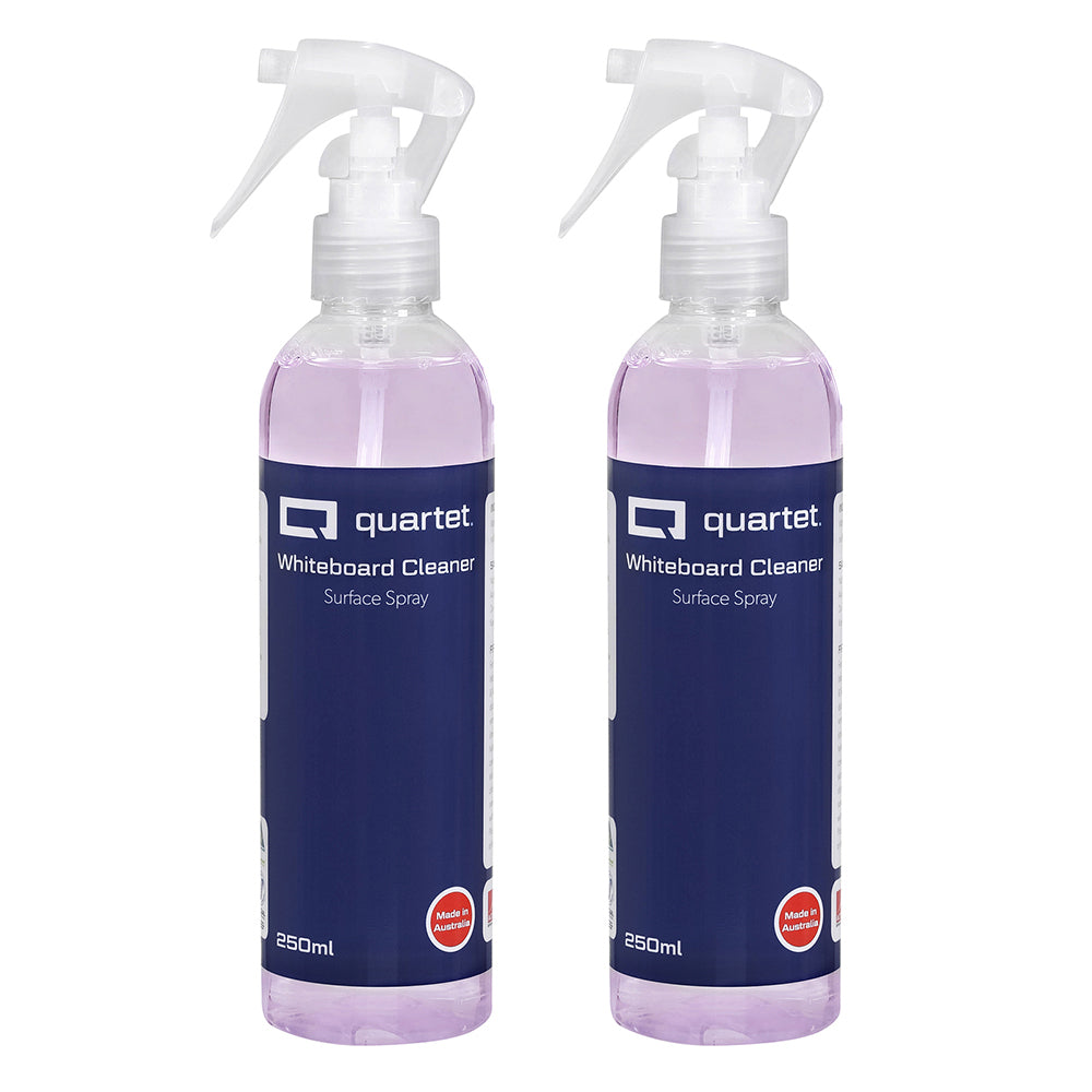 2PK Quartet 250ml Surface Cleaner For Dry-Erase Whiteboard