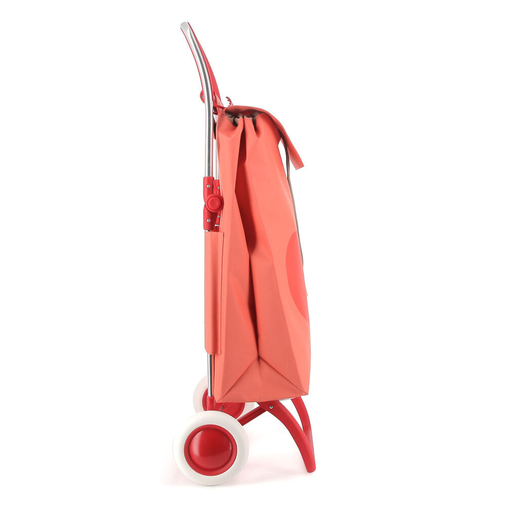 Rolser Serrella Agatha Ruiz de la Prada 2 Wheel Foldable Shopping Trolley Coral