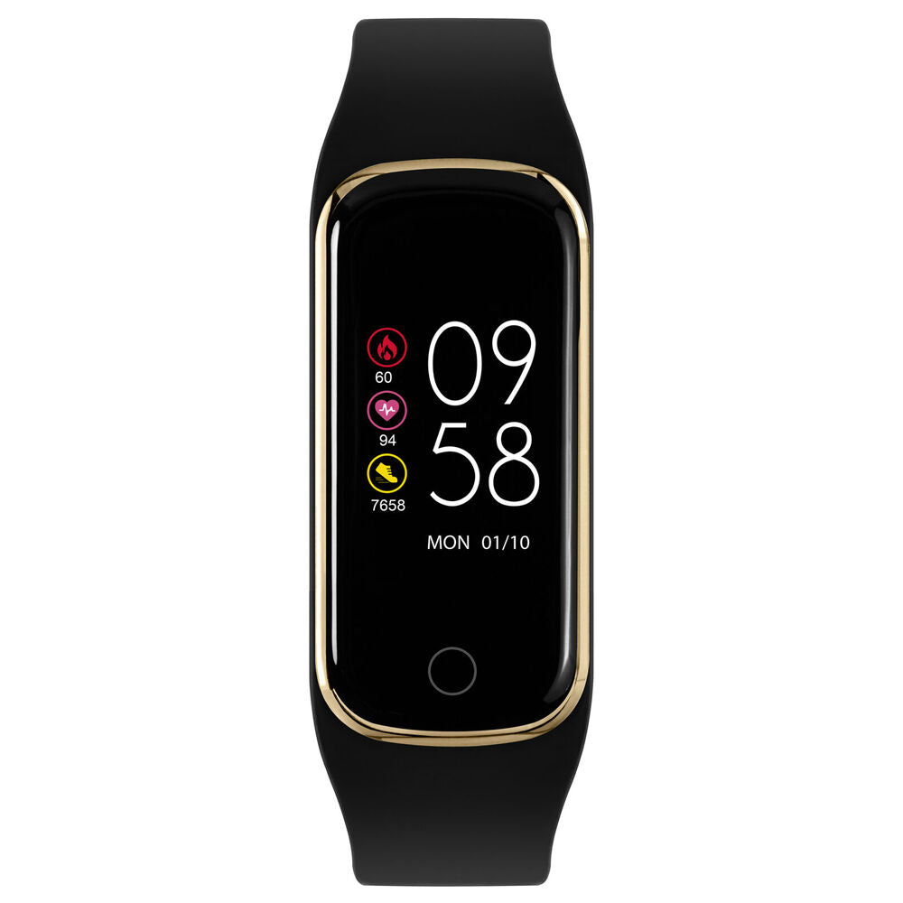 Reflex Active Series 08 Slimline Sports Fit Smart Watch Band- Gold & Black