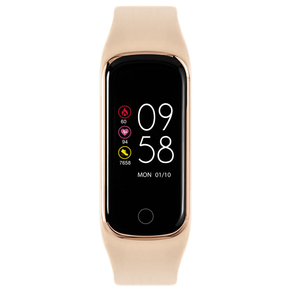 Reflex Active Series 08 Slimline Sports Fit Smart Watch Band- Gold & Pink