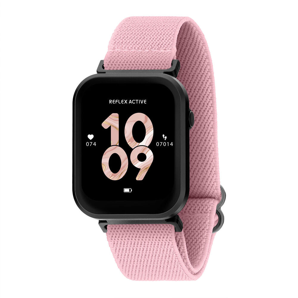 Reflex Active SERIES 37 Smart Watch w/ Adjustable Pink Straps - Dusty Pink