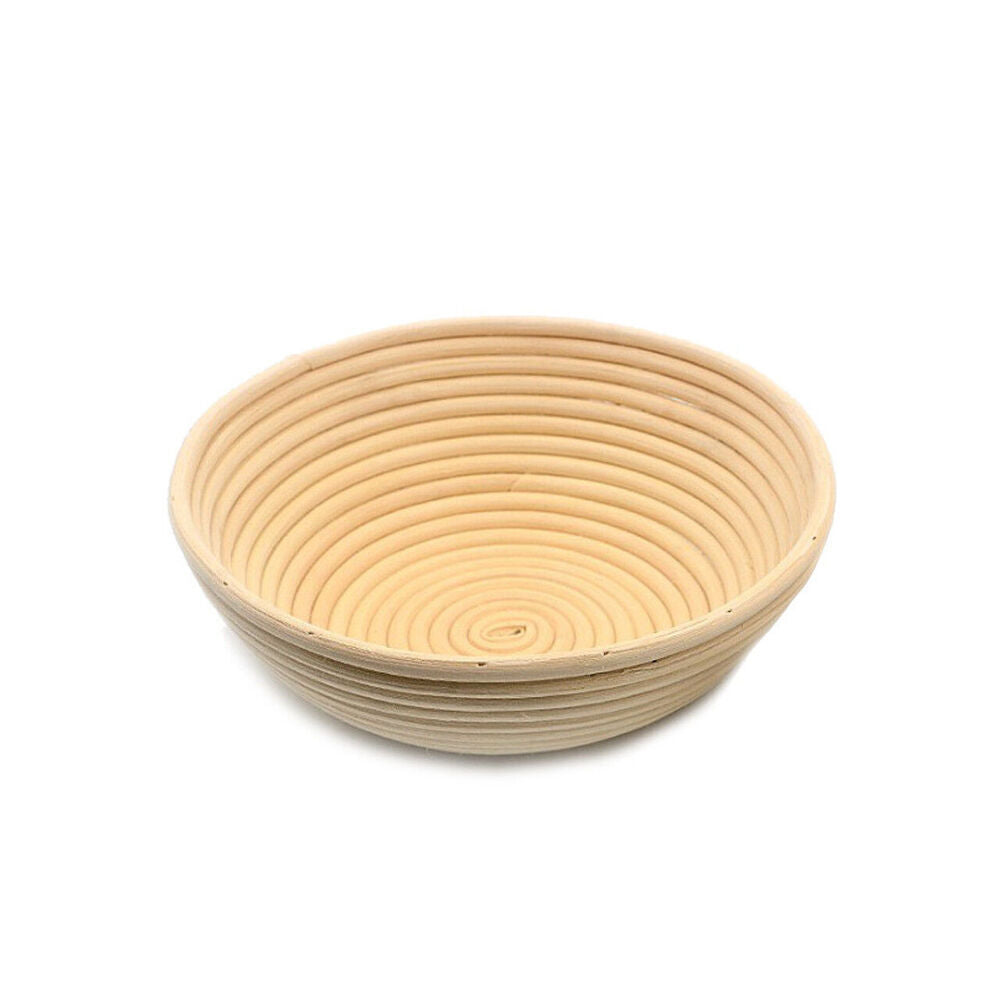 2PK Brunswick Bakers Round Rattan 20cm Bread Banneton Basket