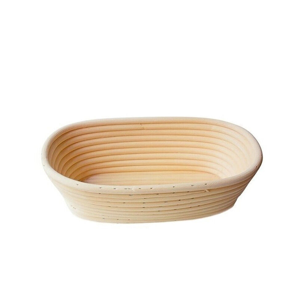 2PK Brunswick Bakers Oval Rattan 35cm Bread Banneton Basket
