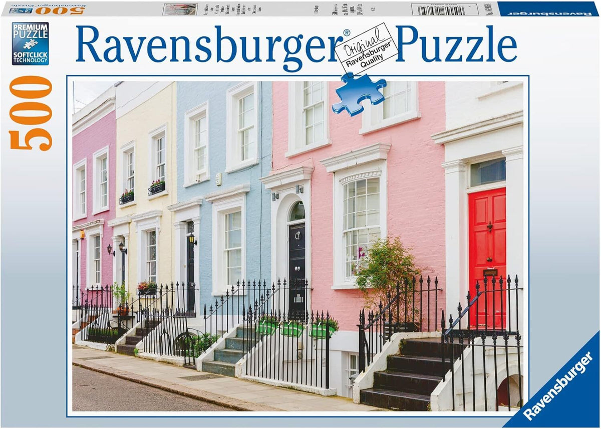 500pc Ravensburger Colourful London Townhouses Family Jigsaw Puzzle