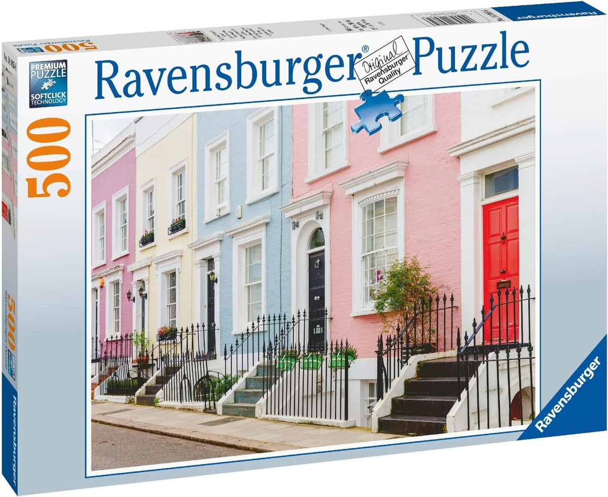 500pc Ravensburger Colourful London Townhouses Family Jigsaw Puzzle