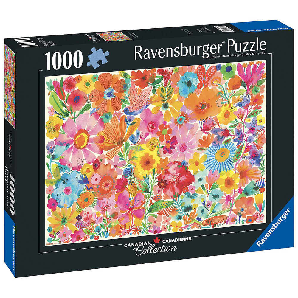 1000pc Ravensburger Blossoming Beauties Jigsaw Puzzle