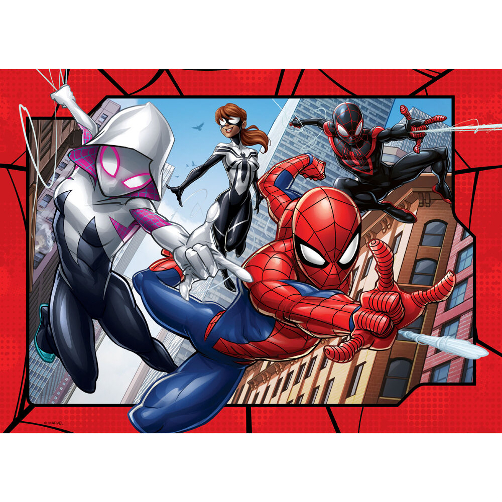 Ravensburger Spider-Man Bumper 4-Jigsaw Puzzle Pack 5y+