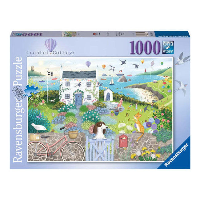 1000pc Ravensburger Coastal Cottage Adults Jigsaw Puzzle