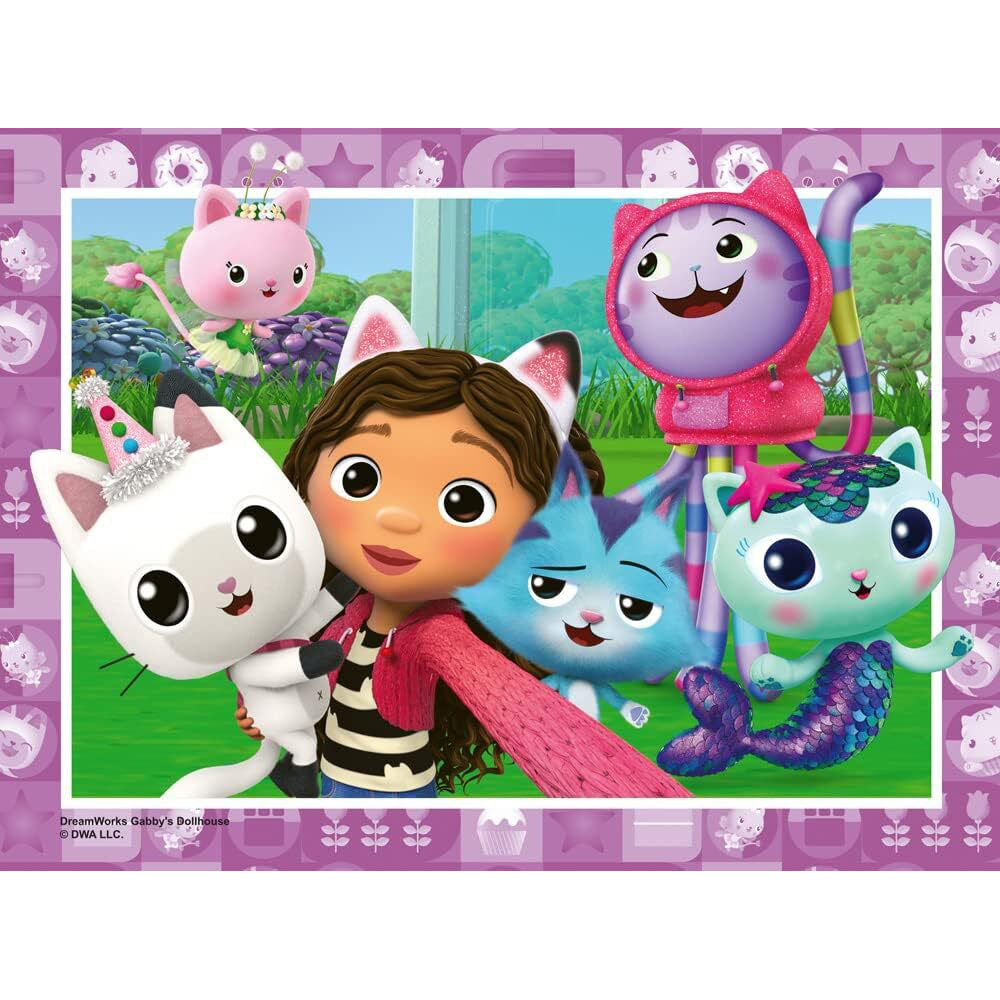 4pc Ravensburger Gabby's Dollhouse Set Jigsaw Puzzle 3+