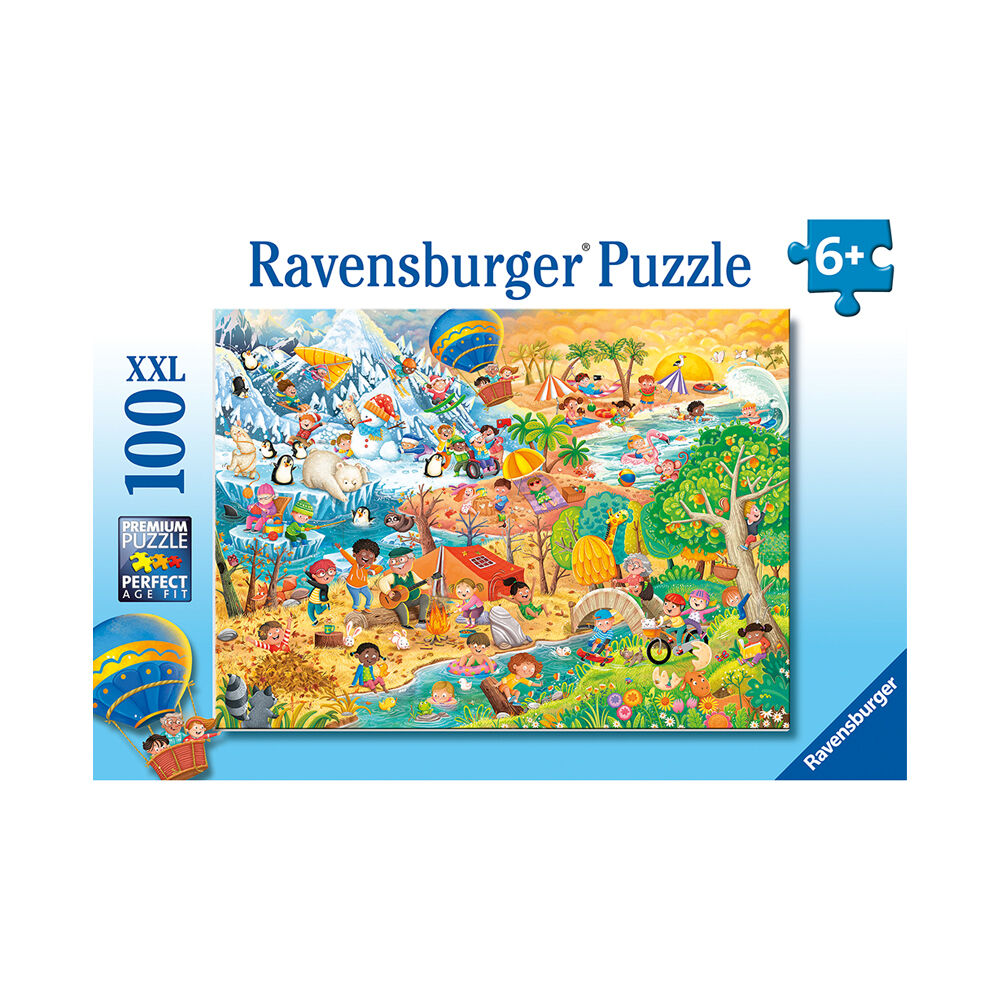 100pc Ravensburger WT 4 Seasons Jigsaw Puzzle 49x36cm 6y+