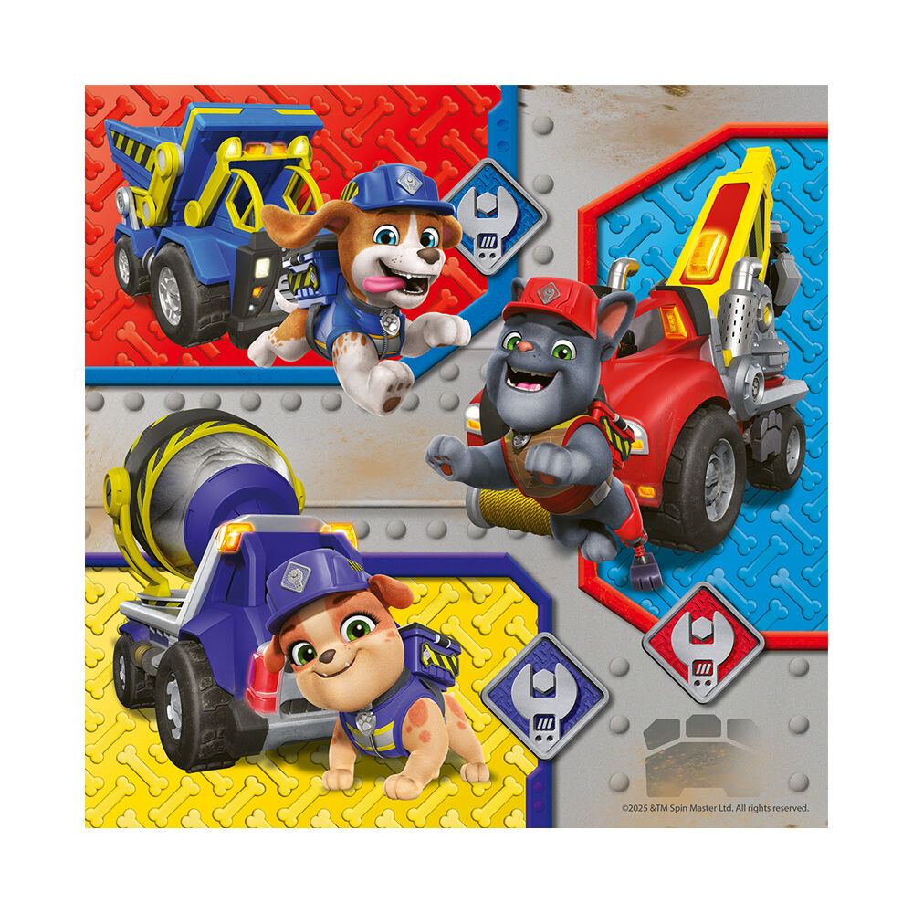 3x 49pc Ravensburger Rubble & Crew Jigsaw Puzzle 19cm 5y+
