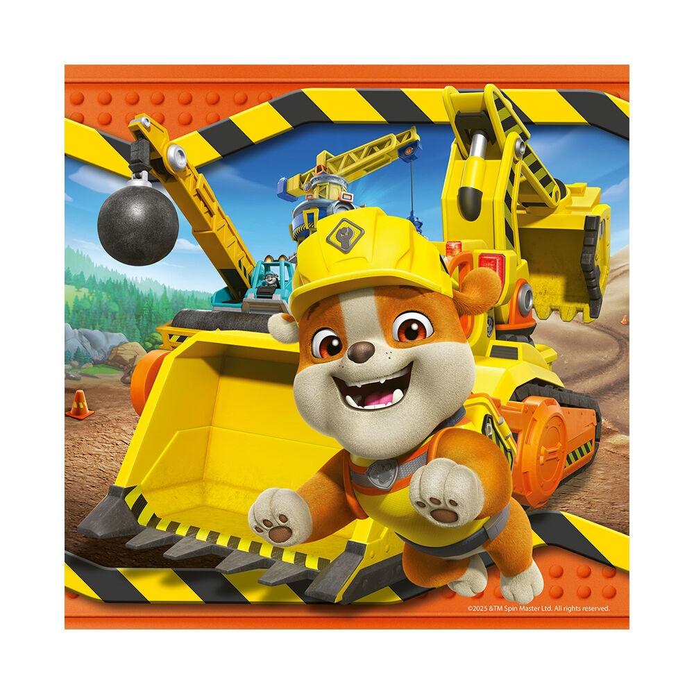 3x 49pc Ravensburger Rubble & Crew Jigsaw Puzzle 19cm 5y+