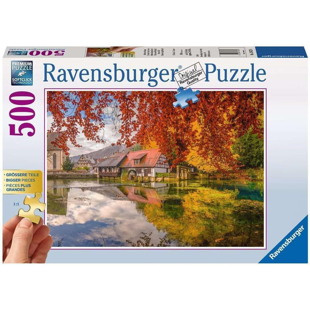 500pc Ravensburger Peaceful Mill Family Jigsaw Puzzle