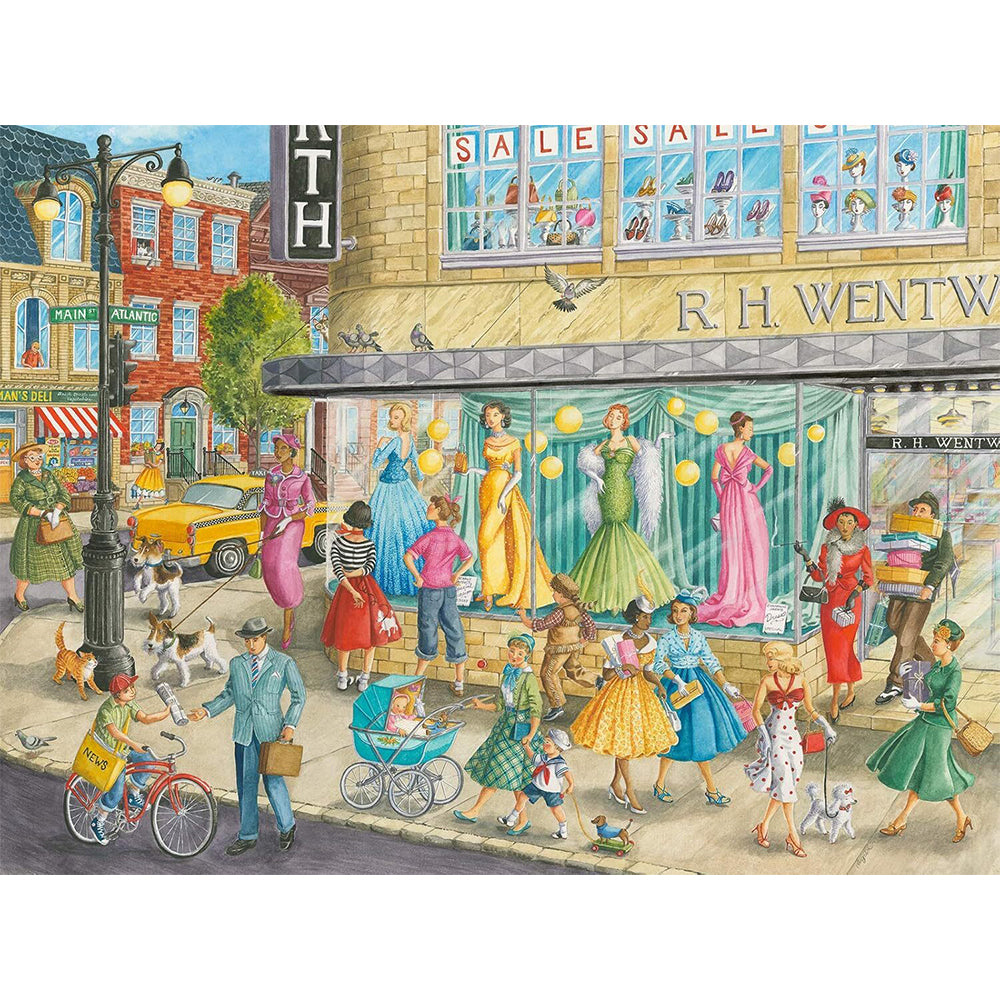1500pc Ravensburger Sidewalk Fashion Jigsaw Puzzle