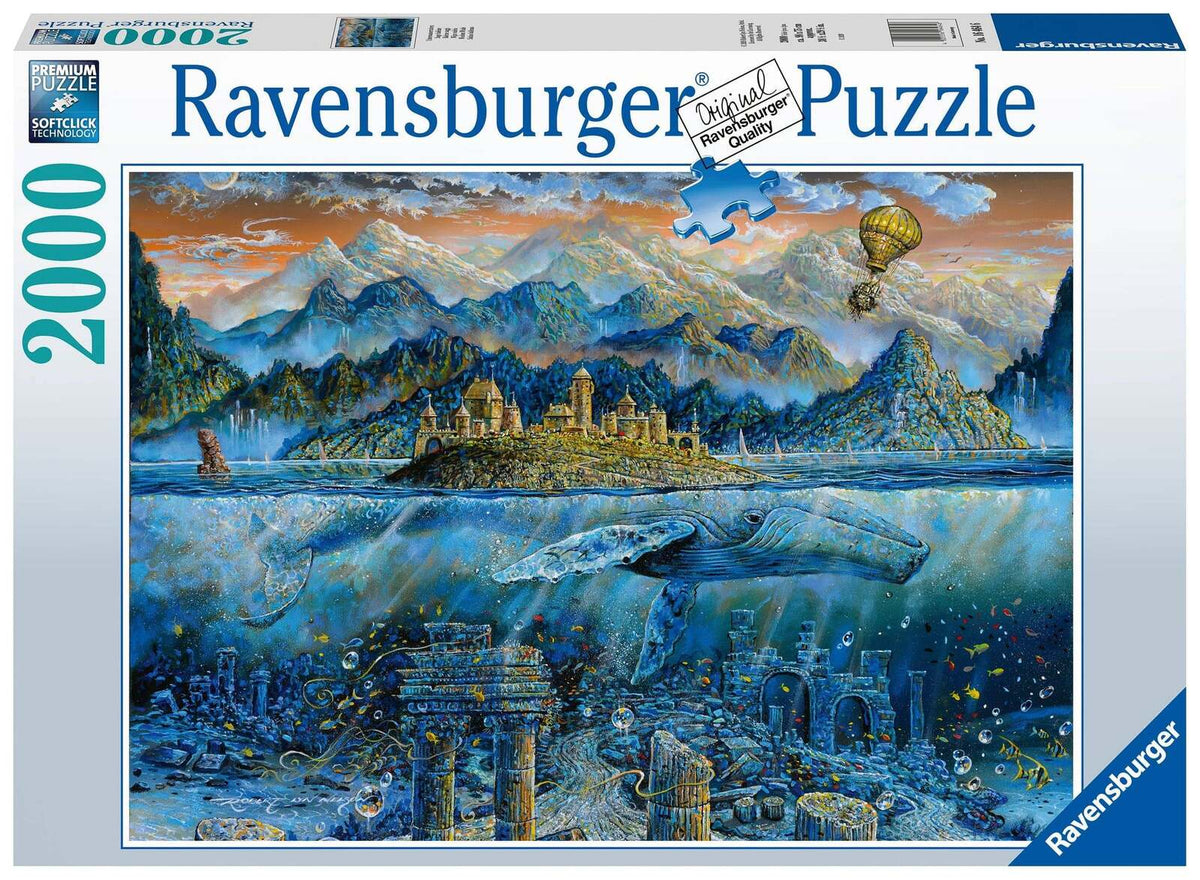 2000pc Ravensburger Wisdom Whale Adults Jigsaw Puzzle Set