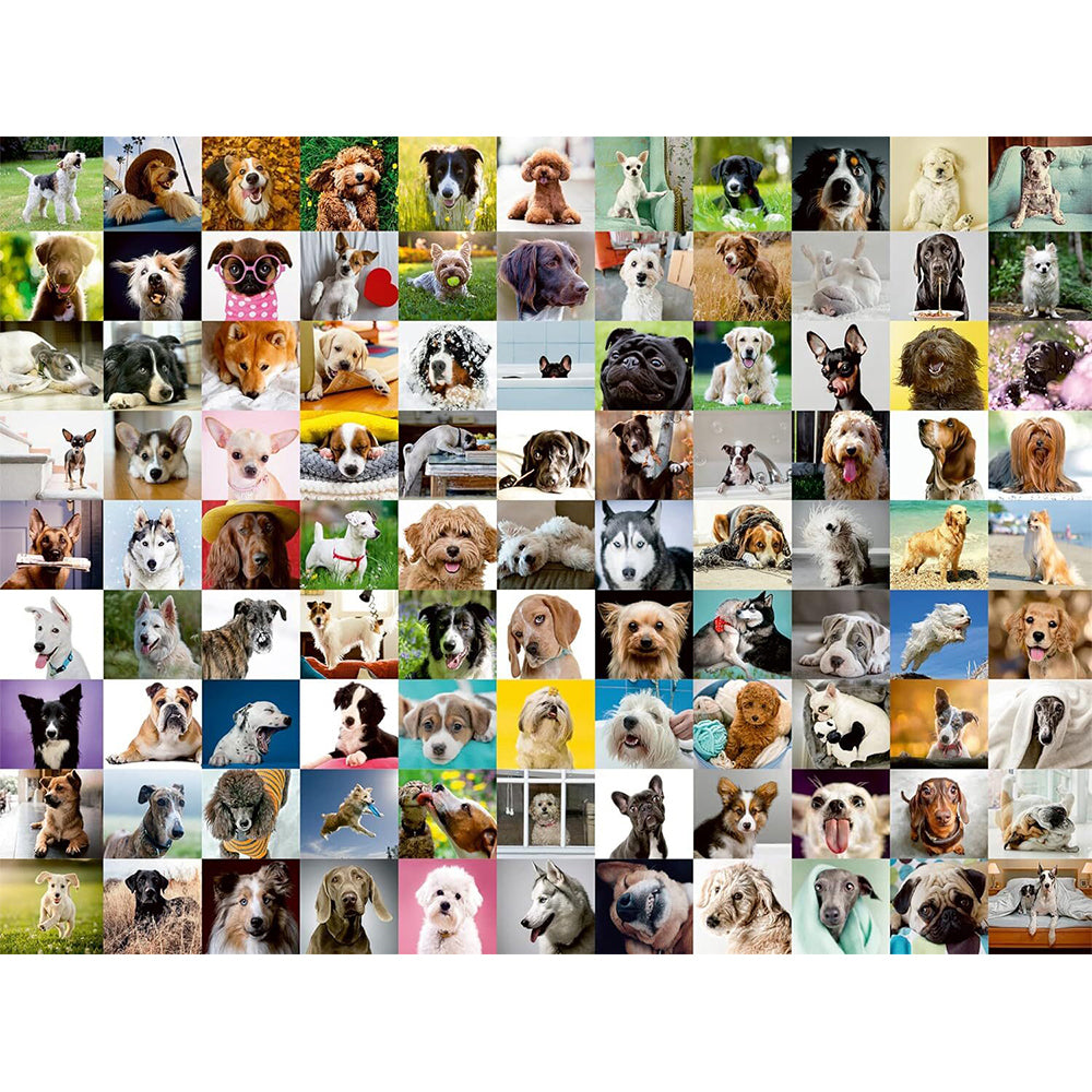750pc Ravensburger 99 Lovable Dogs Family Jigsaw Puzzle