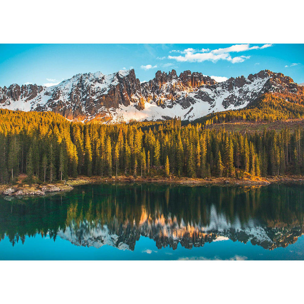 1000 Piece Ravensburger Lake Carezza Jigsaw Puzzle Adults