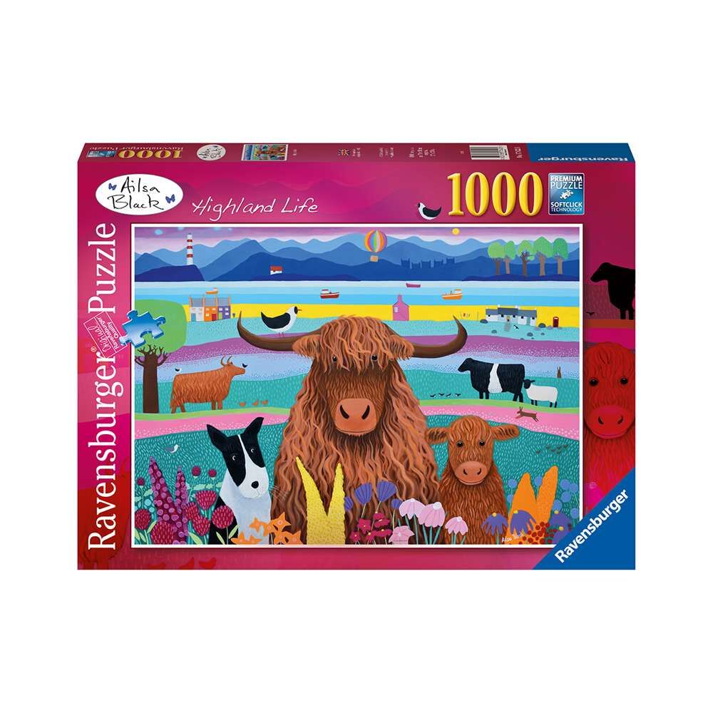 1000pc Ravensburger Highland Life Jigsaw Puzzle Toy 70x50cm 14y+