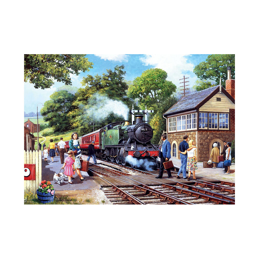 1000pc Ravensburger A Country Station Jigsaw Kids Puzzle Toy 70x50cm 12y+