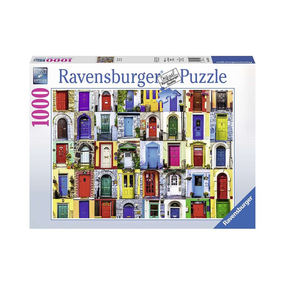 1000pc Ravensburger Doors of the World Jigsaw Puzzle Toy 70x50cm 12y+