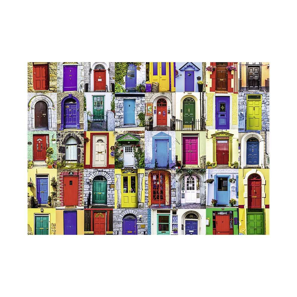 1000pc Ravensburger Doors of the World Jigsaw Puzzle Toy 70x50cm 12y+