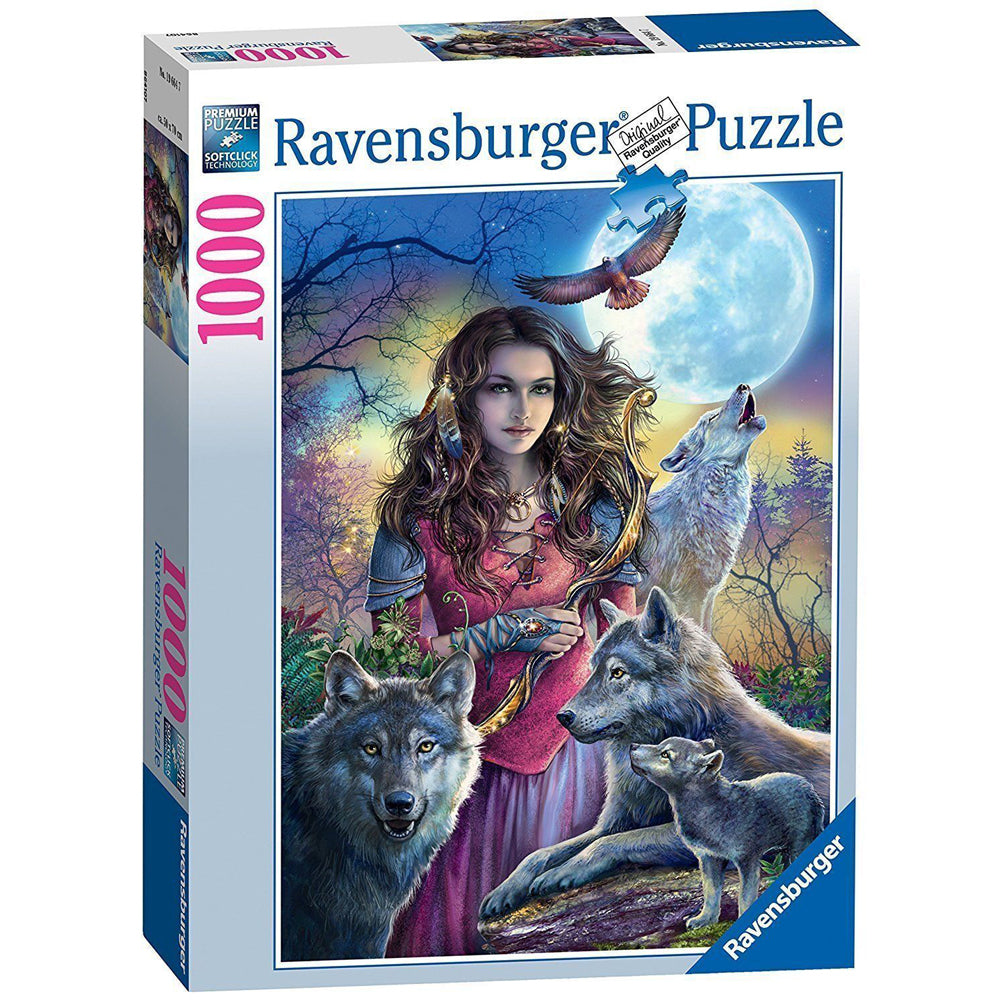 1000pc Ravensburger Protector of Wolves Jigsaw Puzzle