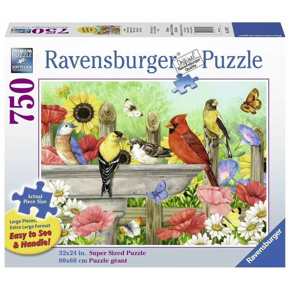 750pc Ravensburger Bathing Birds Jigsaw Puzzle Adults