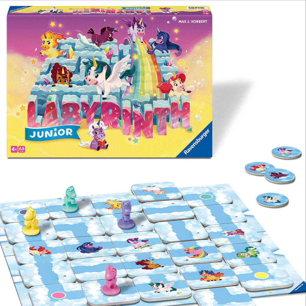 Ravensburger Junior Labyrinth Unicorn Classic Maze Board Game Kids Toy 7y+