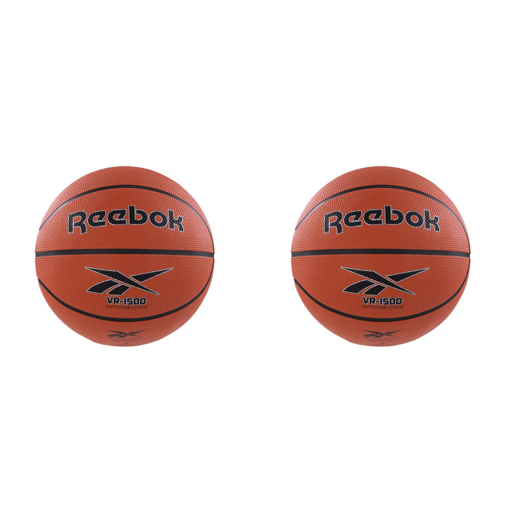 2PK Reebok VR-1500 Durable Outdoor Recreational Basketball Size 6 Brown