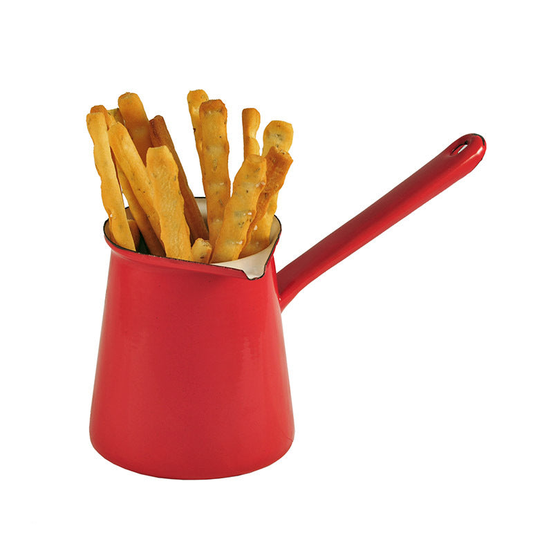 Urban Style 7cm Enamel 750ml Turkish Coffee Pot - Red