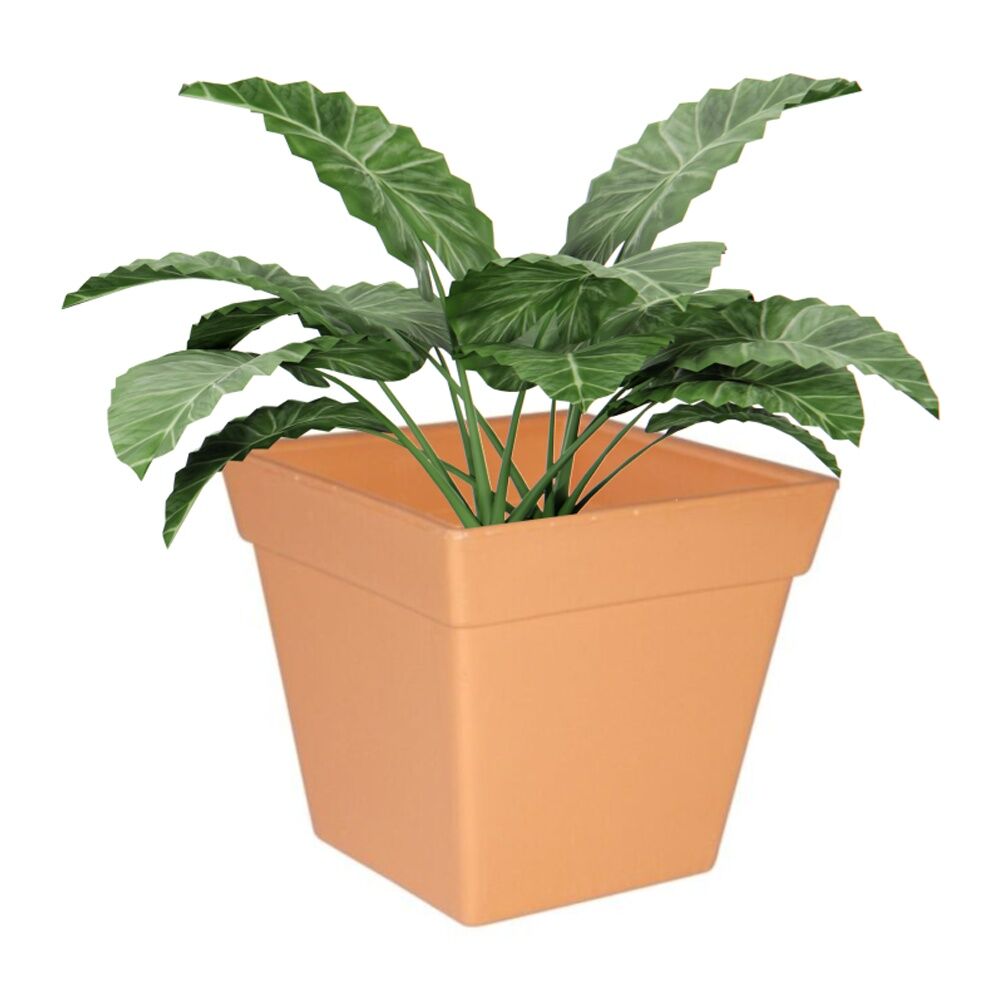 6PK Homeleisure Replicotta Square Pot 100mm Outdoor Garden