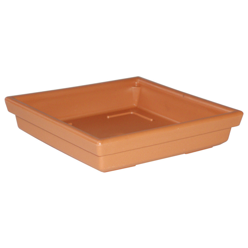 12PK Homeleisure Replicotta Square Saucer 100mm Garden