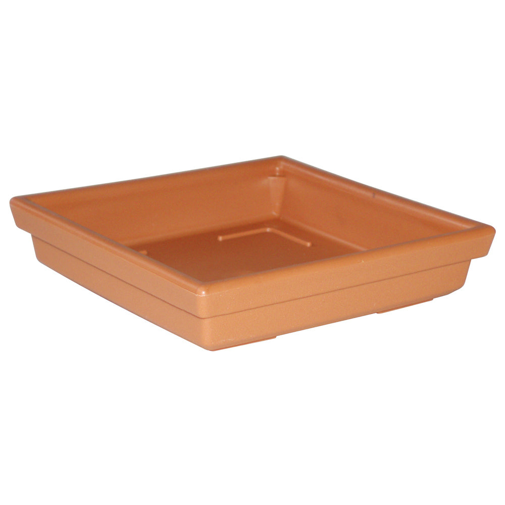 24PK Homeleisure Replicotta Square Saucer 100mm Garden