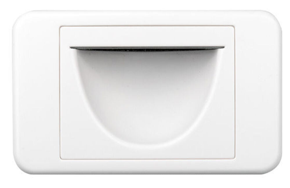 Reverse Bullnose In Wall Plate Cable Flush Cover