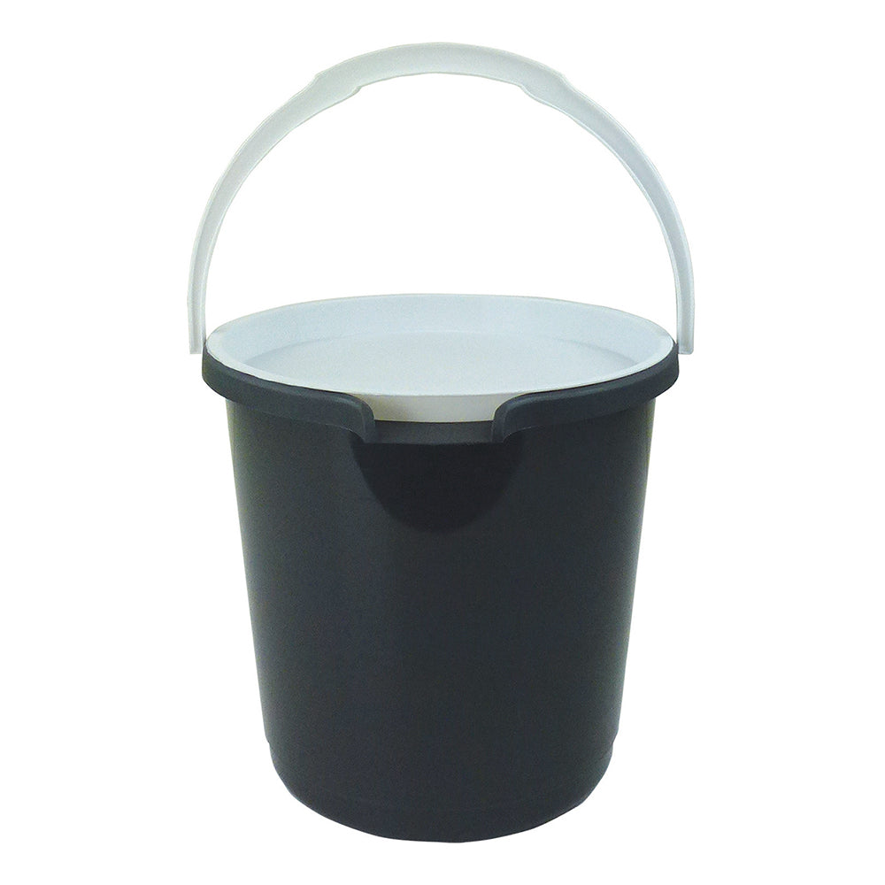 2PK Homeleisure Bucket W/Lid 11L Charcoal Kitchen Cooking