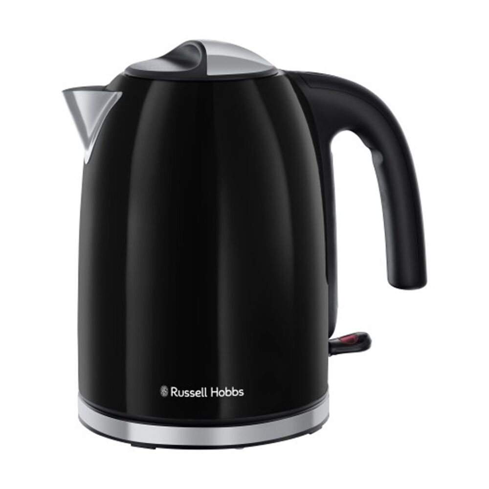 Russell Hobbs Colours Plus Kettle Quiet Operation 360 Base 1.7L Black