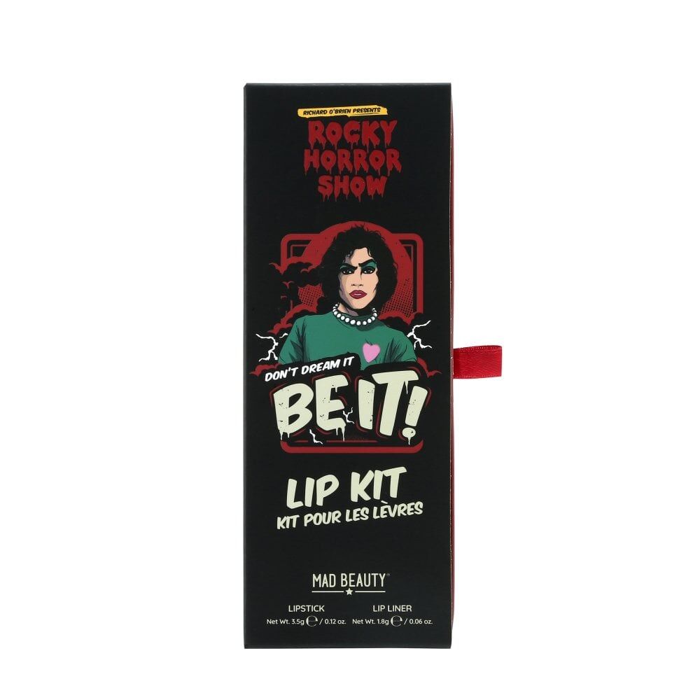 2PK Rocky Horror Show Satin Finish Lipstick and Lip Liner Makeup Kit Red