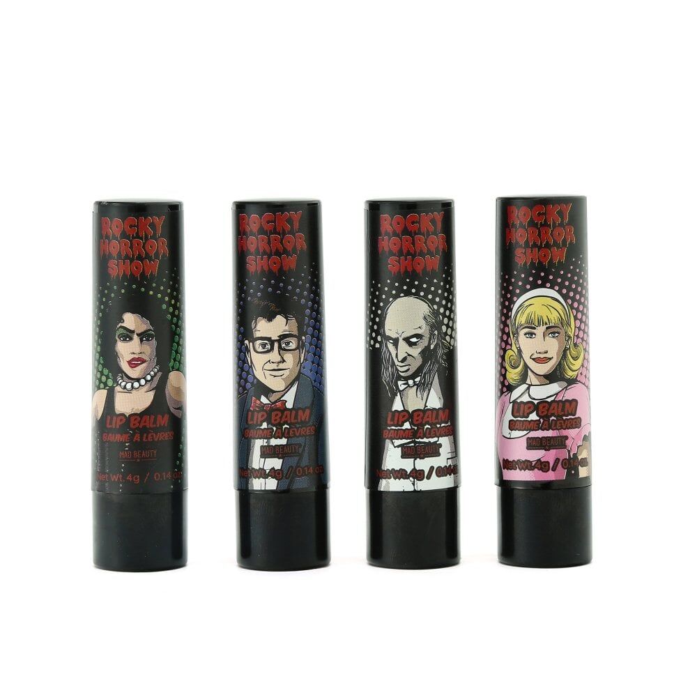 Rocky Horror Show Lip Balm Collection Apple, Strawberry, Cherry & Vanilla