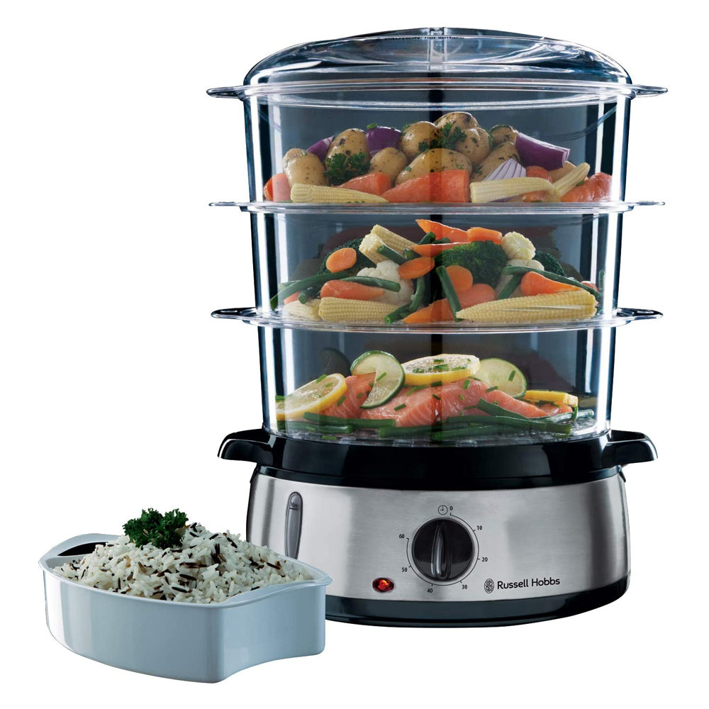 Russell Hobbs RHSTM3 Cook @ Home 9L Food Steamer Stainless Steel