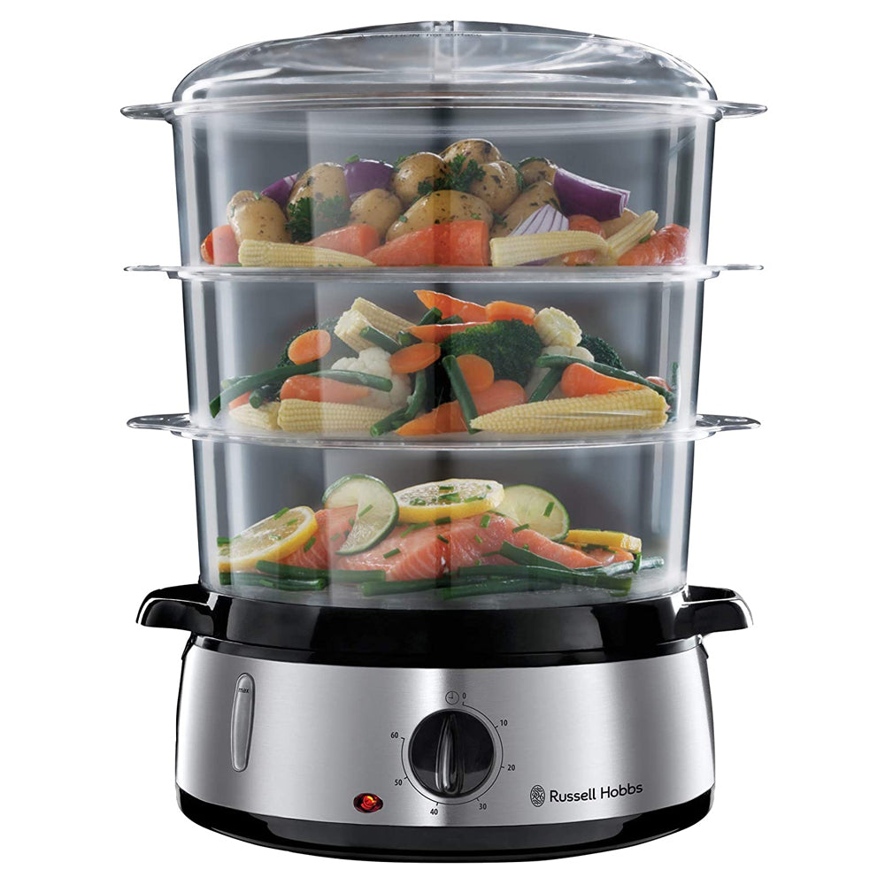 Russell Hobbs RHSTM3 Cook @ Home 9L Food Steamer Stainless Steel