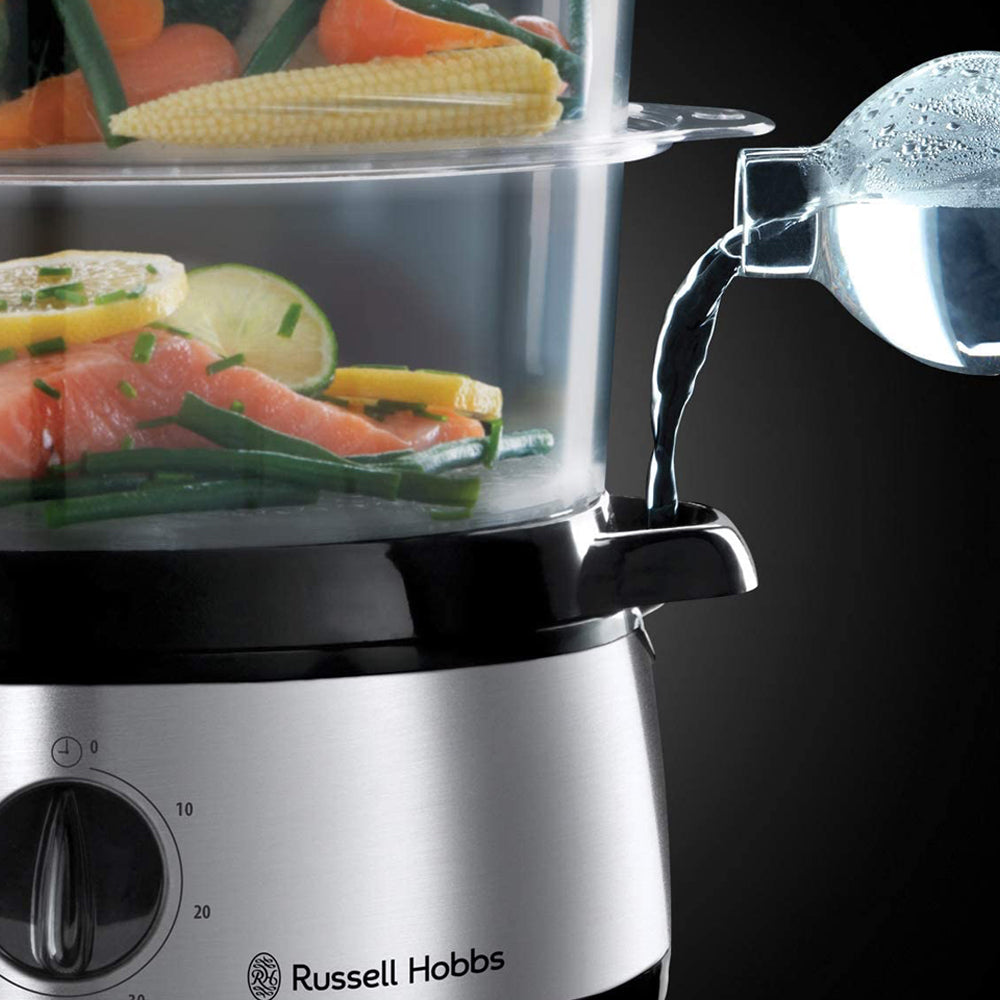 Russell Hobbs RHSTM3 Cook @ Home 9L Food Steamer Stainless Steel
