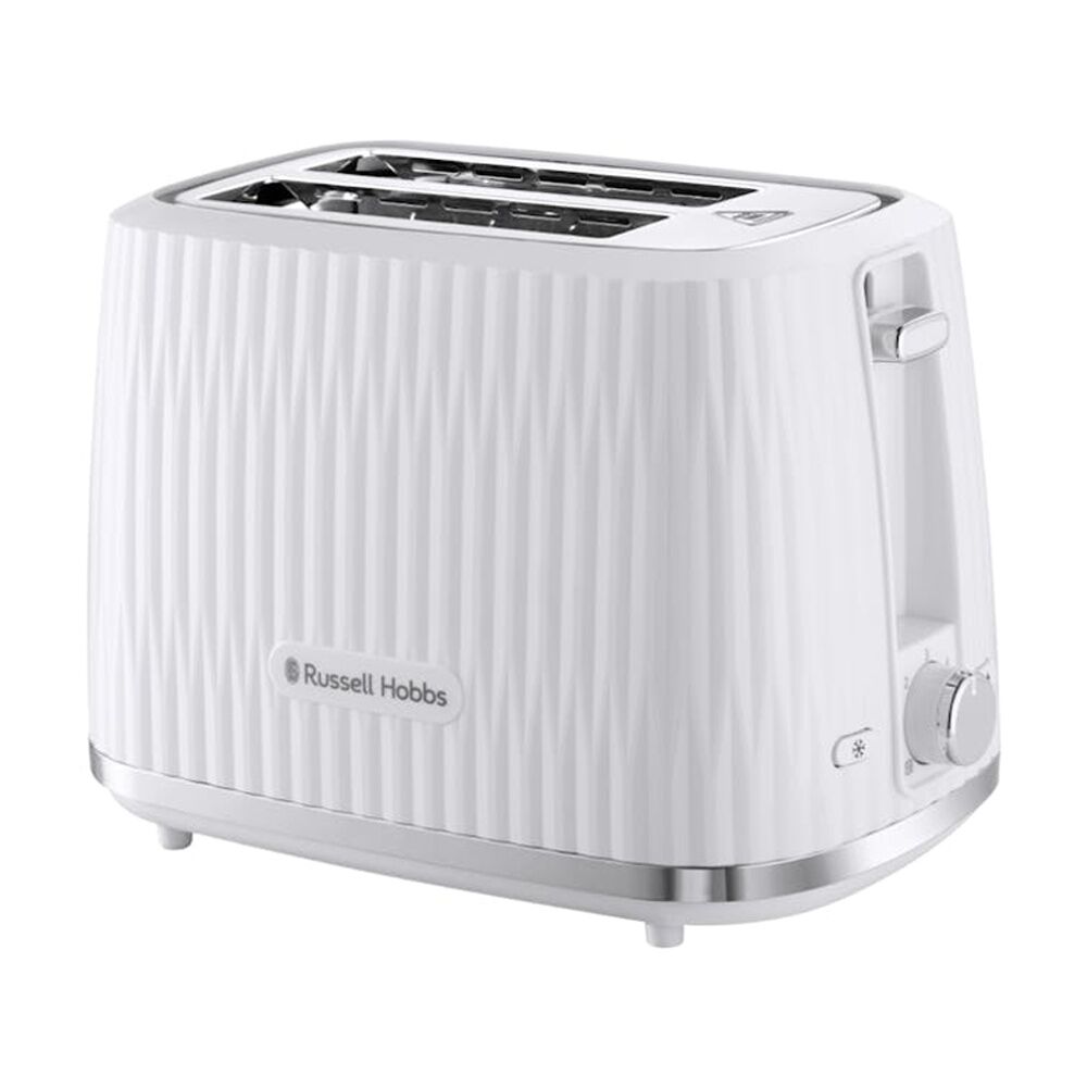 Russell Hobbs Eden 2 Slice Toaster Kitchen Browning Control White