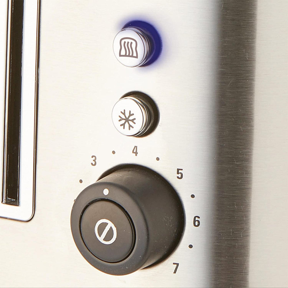 Russell Hobbs RHT82BRU Carlton 2 Slice Toaster Brushed Stainless Steel