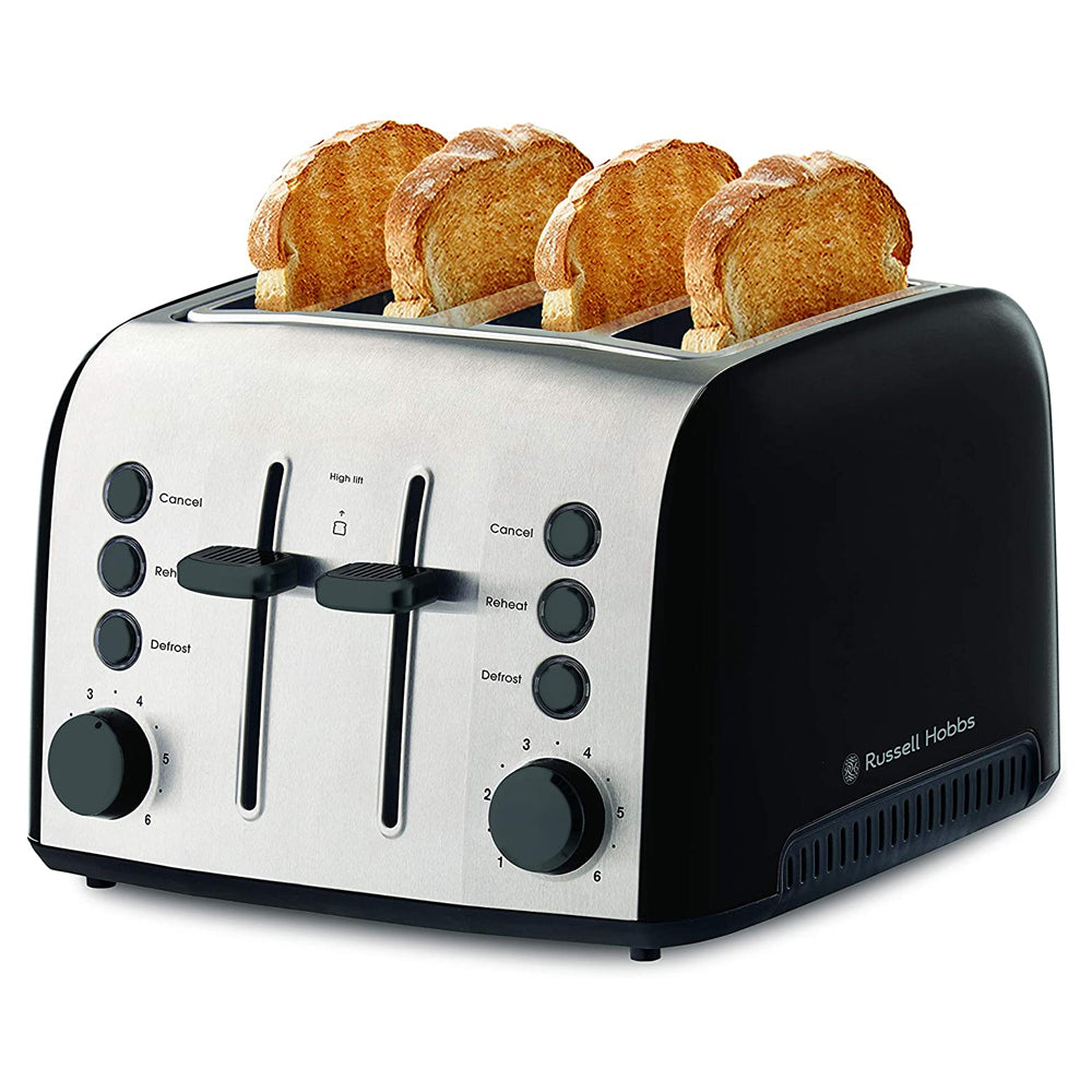 Russell Hobbs RHT94BLK Brooklyn 4 Slice Toaster Black