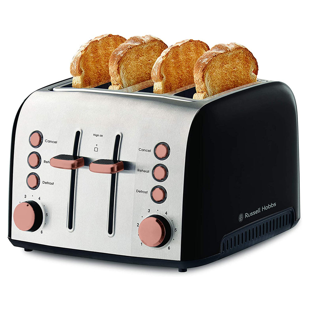 Russell Hobbs RHT94COP Brooklyn 4 Slice Toaster Copper