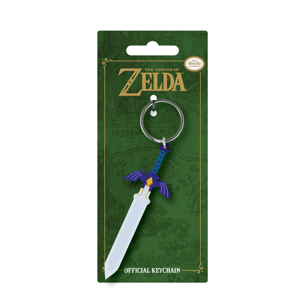 2PK The Legend of Zelda Master Sword Soft Rubber PVC Collectable Keyring