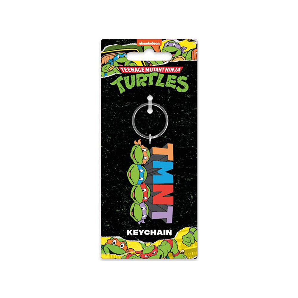 2PK Teenage Mutant Ninja Turtles Classic Soft Rubber PVC Collectable Keyring