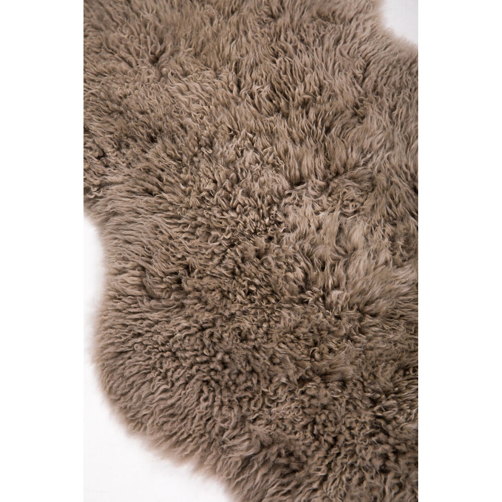 Huxford Grove The Kingston Sheepskin Rug Double Extra Long Pelican