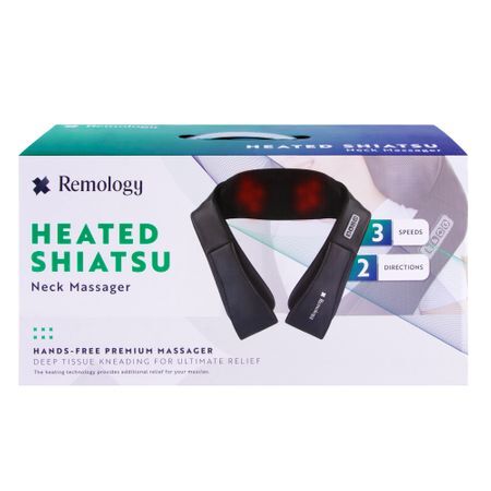 Remology Heated Shiatsu Handsfree Premium Neck Massager