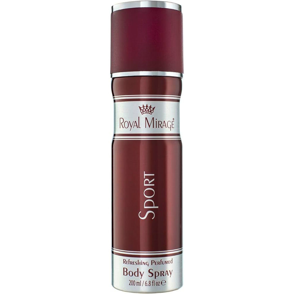 Royal Mirage Men's Sport Daily Fresh Scent Fragrance Body Spray For Men 200ML